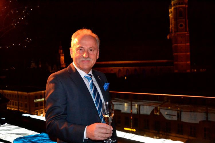 Albert Schindlbeck genoss die tolle Aussicht. (Foto: Mauritz)