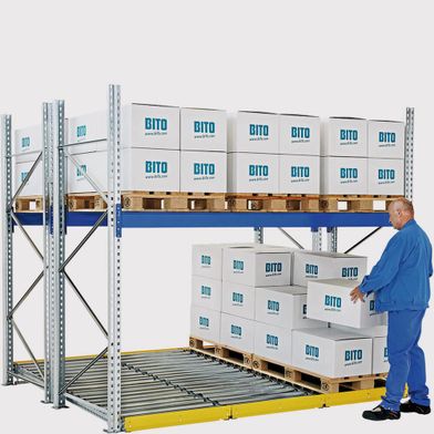 Die Ergonomie spielt eine besondere Rolle beim Palettenregal-Tuning von Bito. (Bild: Bito)