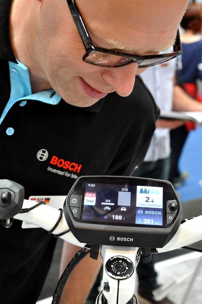 Bosch All-in-one eBike-Bordcomputer (Image source: EUROBIKE Friedrichshafen)