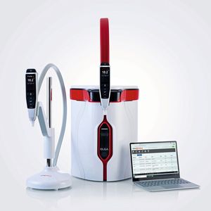 Purelab Pharma Compliance mit separatem Dispenser(Bild:  Veolia Water Technologies)