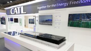 CATL auf der Nutzfahrzeug-IAA 2022 in Hannover. (Bild: CATL)