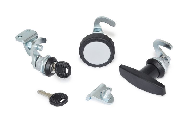 Ganter hat radial wirkende Hakenverriegelungen entwickelt. (Bild: Ganter)