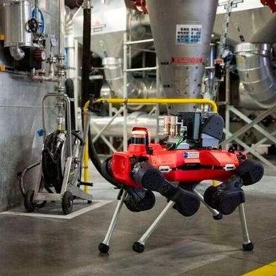 Il robot Anymal di Anybotics integra telecamere di profondità, LiDAR, termocamere, sensori acustici e rilevatori di gas in un unico ciclo di ispezione. (Fonte:Anybotics)