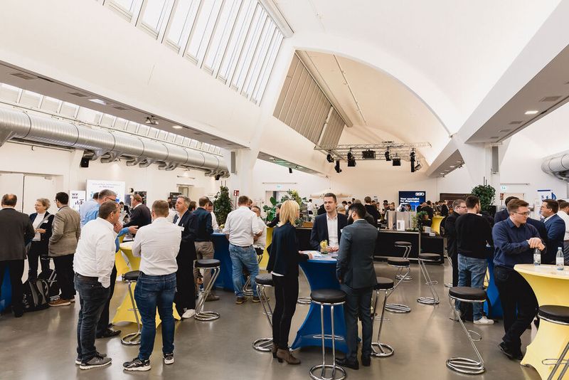 Blick in die Shedhalle des Vogel Convention Centers (Bild: Stefan Bausewein)