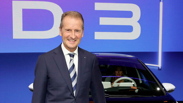 VW-Chef Herbert Diess setzt für die Zukunft voll auf die Elektromobilität.