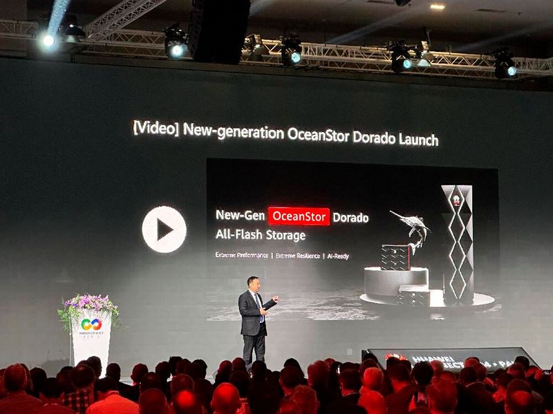 So sieht der New-Gen OceanStor Dorado All-Flash Storage aus. (Bild: Huawei)