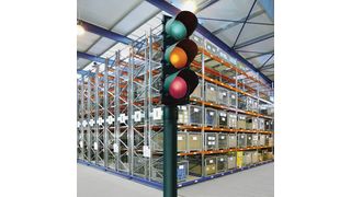 Grün, orange oder rot? Das Meta-Logbuch erleichtert die wöchentliche Kontrolle der Lagertechnik. Bild: Meta-Regalbau (Archiv: Vogel Business Media)