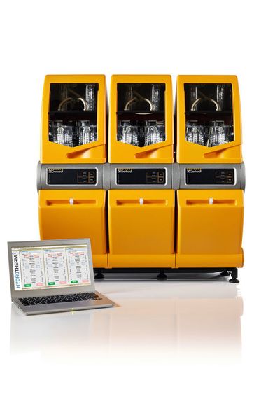 Abb.2: Das Hydrotherm-System ermöglicht die automatische Säurehydrolyse für die Gesamtfettbestimmung. (C. Gerhardt)
