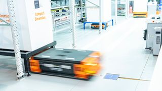 Für die Energieversorgung seiner AMR setzt Hikrobot auf induktives Laden als Standard. (Bild: Wiferion)