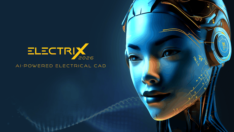 WSCAD Electrix AI 2026 ist ein KI-gestütztes CAD-System für die Elektrotechnik, das Innovation und Intelligenz in der elektrotechnischen Konstruktion neu definiert.(Bild:  WSCAD)