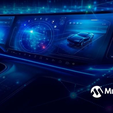 Microchip und Marelli haben eine Lösung erarbeitet, mit der sich vom Bordcomputer eines Fahrzeugs erzeugte Grafik- und Videoinhalte direkt auf Fahrzeug-Displays streamen lassen. (Bild: Microchip)