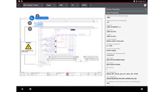 Satellite Menüs in Eplan View Mobile machen die Bedienung der neuen App einfacher. (Eplan )