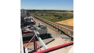 Das luftgetriebene Fördersystem eignet sich für den unterbrechungsfreien Transport von Schüttgütern über kurze bis sehr lange Entfernungen. (Bild: Poeth)