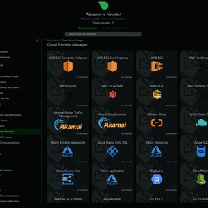 An Netdata lassen sich auch komplette Cloud-Plattformen oder einzelne Ressourcen daraus anbinden.(Bild:  Joos - Netdata Inc.)