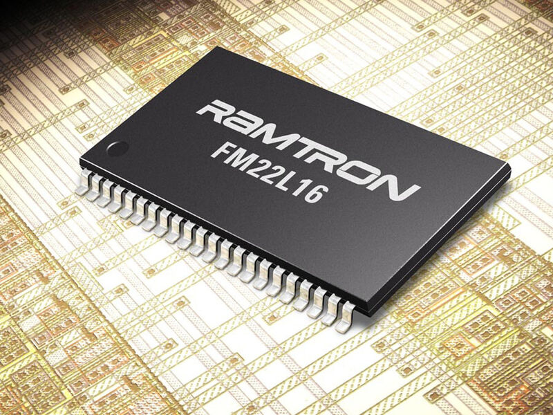 Bild 1: Ramtrons neues FRAM FM22L16 vervierfacht die Speicherkapazität auf 4 MBit (Archiv: Vogel Business Media)