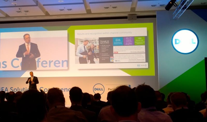 Laurent Binetti, Dells Channel-Chef für EMEA, gab Auskunft über das PartnerDirect-Programm von Dell. 2015 investiert Dell 125 Millionen US-Dollar in seine Partner. (Bild: IT-BUSINESS)