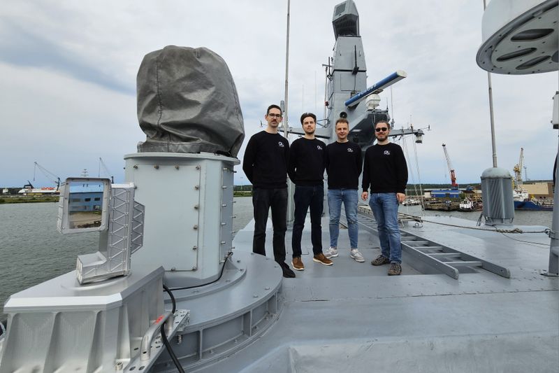 POLARIS Engineers at testing with Lithuanian Navy (Source: Astrolight)