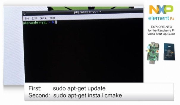 EXPLORE NFC und Raspberry Pi: Installation (Bild: NXP/element14)