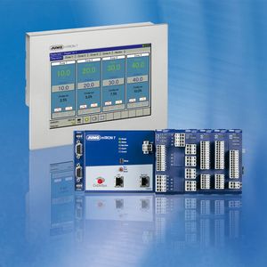 Mit dem Automatisierungssystem Jumo M-Tron-T kann die Anlage gesteuert werden.(Bild:  Jumo)