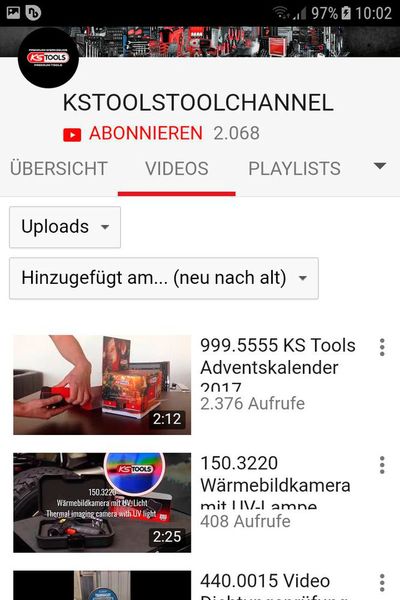 Im Youtube-Kanal von KS Tools findet der Besucher viele Videos von Werkzeuganwendungen. (Bild: Holz / »kfz-betrieb«)