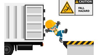 In 5.600 Fällen (von 88.000 meldepflichtigen Arbeitsunfällen in Deutschland) kam es 2021 zum Absturz einer Person. Betrachtet man nur die schwersten Unfälle, waren Abstürze mit 366 Fällen der häufigste Unfallhergang. (Bild: Ipajoel - stock.adobe.com)