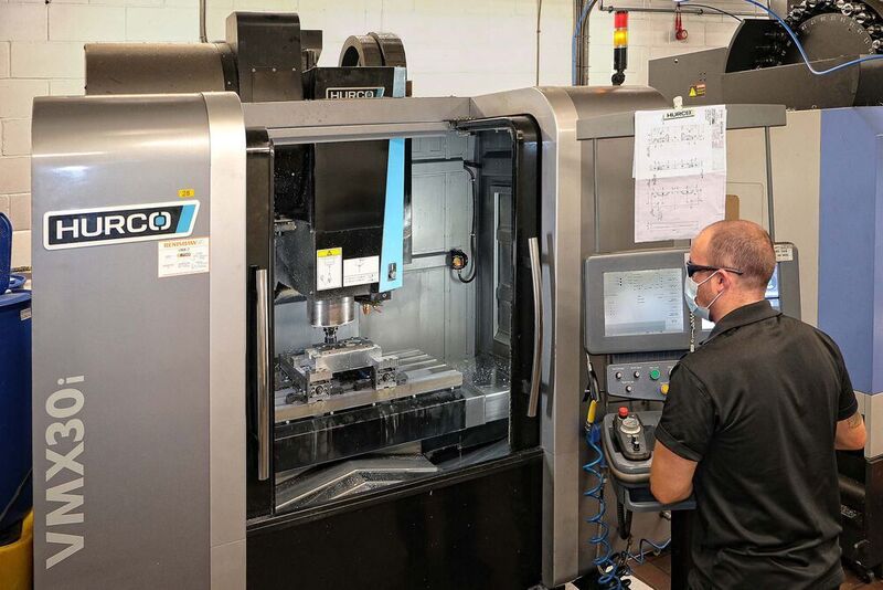 The Hurco VMX30i was acquired by Berry M&H in 2015, along with a smaller VM10i and another vertical machining centre, following the plastic packaging manufacturer's purchase of another toolmaking company. (Hurco)