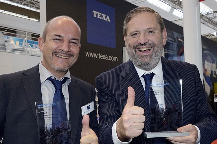 Manuele Cavalli (li., R&D Director) und Bruno Vianello (President) von Texa. (Schramböhmer)