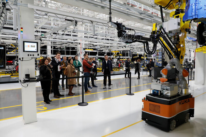 Impressionen von der Erstvorstellung und aus der Produktion des Lamborghini Urus. (Lamborghini)