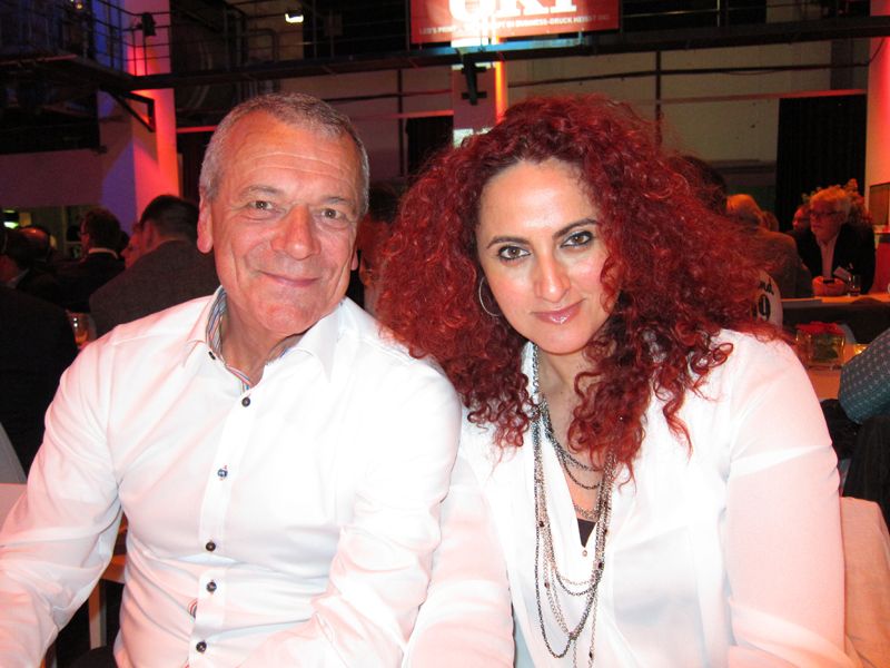 Alte IT-Hasen unter sich: Siegfried Lemke, printec, mit Besa Agaj, IT-BUSINESS (Bild: IT-BUSINESS)