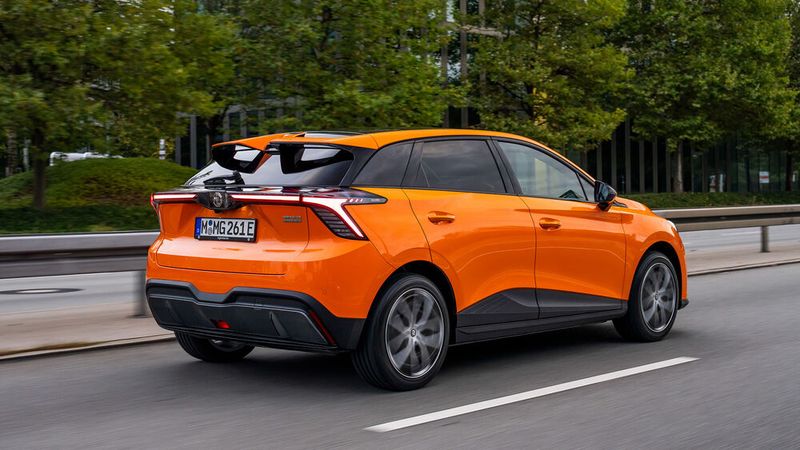 Ganz schön auffällig: An der extrovertierten Heckpartie scheiden sich die Geschmäcker. (Bild: MG Motor)