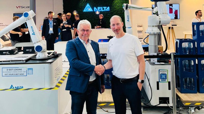 Gemeinsam wollen die Partner ab sofort skalierbare und maßgeschneiderte Lösungen für vielfältige Branchenanforderungen anbieten.(Bild:  Delta Electronics)