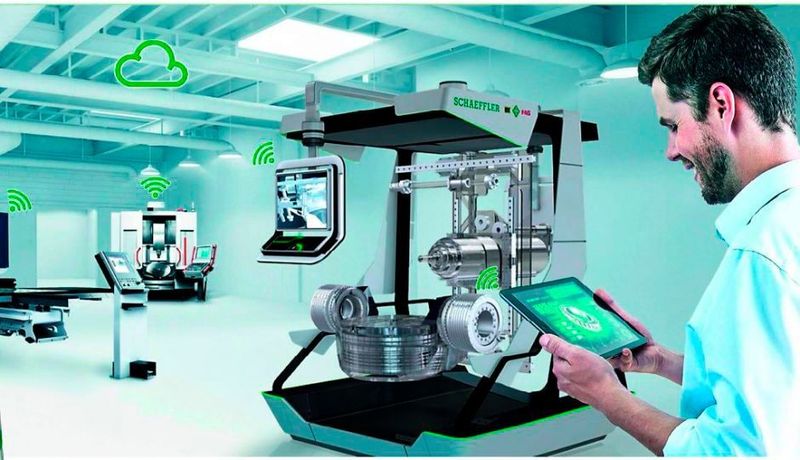 Die digitale Produktion schreitet voran, aber es bleiben noch viel Fragen ungeklärt. (Bild: Schaeffler)