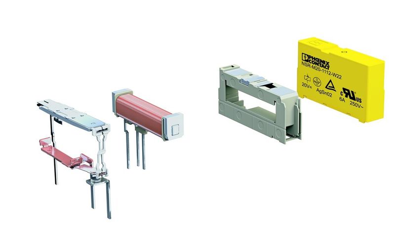 Unter Verwendung der Gesetze aus der Bruchmechanik sowie der Festigkeitslehre aus der Avionik ist ein patentiertes Konzept entstanden, das eine deutliche Verkleinerung des Elementarrelais erlaubt. (Bild: Phoenix Contact)