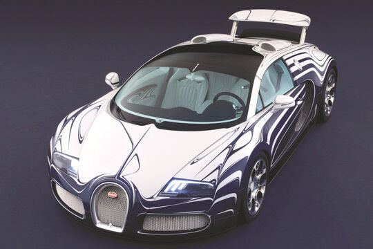 Einzigartiges Sondermodell: Wer den Bugatti L`Or Blanc sein Eigen nennen will, muss 1,63 Millionen Euro auf den Tisch des Hauses blättern. (Bugatti)