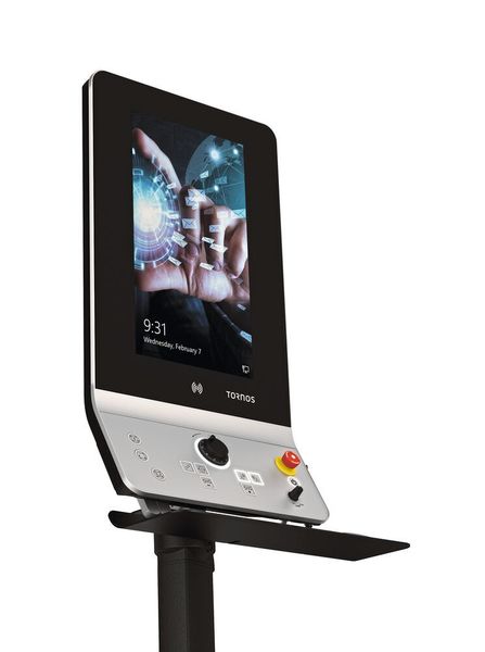 Steuerung der Swissdeco 36TB, der Revolver kann mit der Tisis-CAM-Software gesteuert werden. (Tornos)