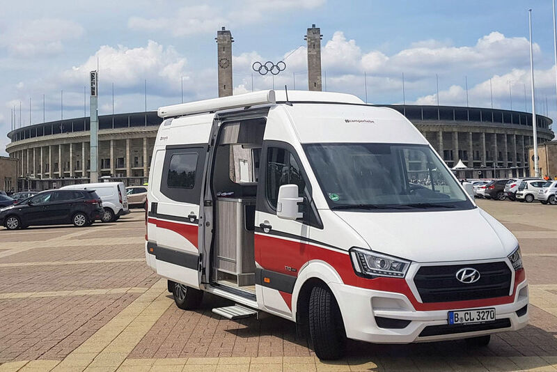 Das Berliner Start-up Camperliebe hat ein Wohnmobil auf Basis eines Hyundai H350 entwickelt. (Camperliebe)