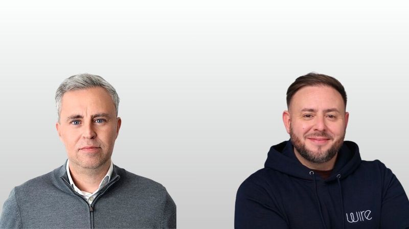 Wire hat sein Führungsteam erweitert und Adam Low (l.) zum CTO sowie Oliver Brown zum CCO berufen.(Bild:  Wire)