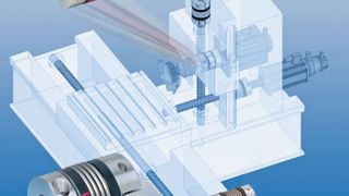 Kupplungen ermöglichen die geforderten Parameter von hoher Steifigkeit (Metallbalgkupplung) oder schwingungsdämpfender Funktion (Elastomer- oder Klauenkupplung). (R+W Antriebselemente)
