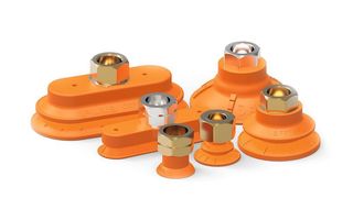 Piab erweitert sein Sortiment an Friction-Saugnäpfen für kleine Metallteile. (Piab)