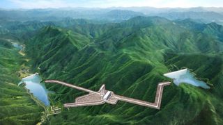 Rendering des neuen Pumpspeicherkraftwerks "Yeongdong" in der südkoreanischen Provinz Chungcheong. (Bild: Korea Hydro & Nuclear Power)