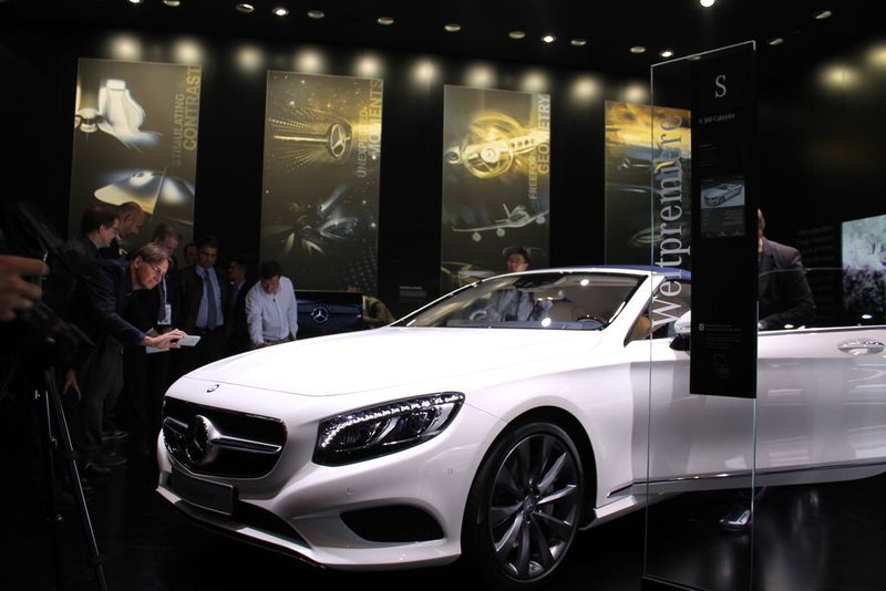The new Mercedes S-Class convertible. (Source: Schulz)