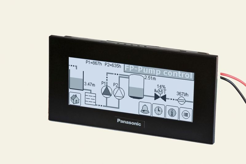Bild 3: Touch-Panel GT12 mit 4,6“-Display. Bild: Panasonic Electric Works (Archiv: Vogel Business Media)