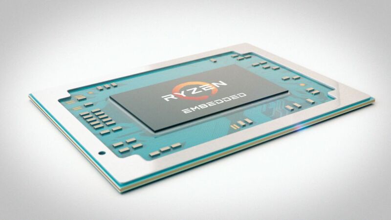 Alles drin, alles dran: AMDs neue Ryzen-Embedded-V1000-APU kombiniert die Zen-Prozessorarchitektur mit der Radeon-Vega-Grafik. (Bild: AMD)