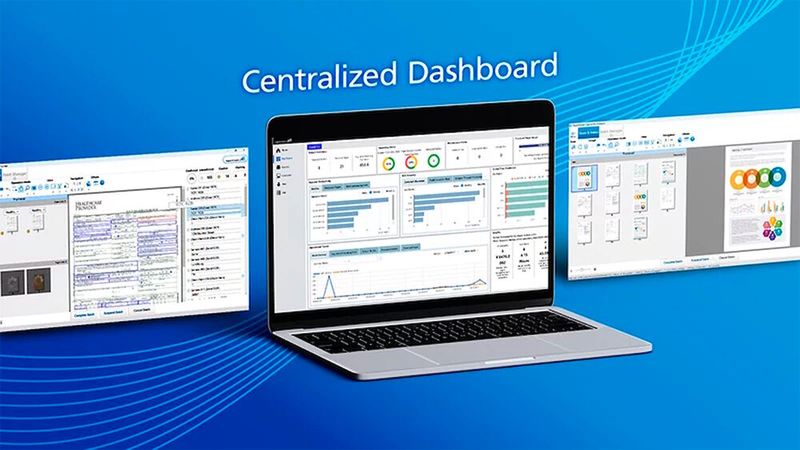 Ein zentralisiertes Dashboard gibt bei Paperstream AI einen Überblick über den Verarbeitungsstatus und weitere für den Workflow wichtige Parameter. (Bild: PFU)