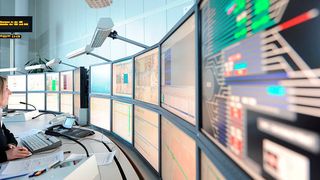 Verkehrsleitstelle des Karlsruher Verkehrsverbunds. (Karlsruher Verkehrsverbund)