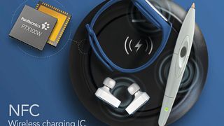 Mini-Lader: Für das drahtlose Laden kleiner Elektronikgeräte ist der Qi-Standard überdimensioniert. NFC-Schaltungen bieten sich als kompakte Lösungen an. (Bild: Panthronics)