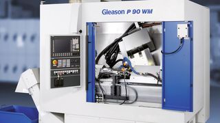 Die neue Schneckenfräsmaschine P 90 WM eignet sich insbesondere für Dienstleister, die flexibel auf unterschiedlichste Kundenanforderungen in einem weiten Bereich von Bauformen und Abmessungen reagieren müssen. (Bild: Gleason)