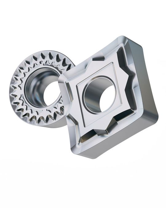 TS0501 insert grades: Optimized geometries for stable, high-precision superalloy finishing.(Bild:  Seco Tools)