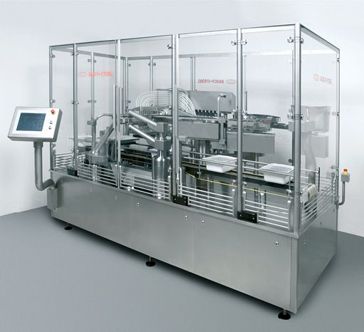 (Maschine zur Verarbeitung von Einmalspritzen. Bild: Bausch+Ströbel)