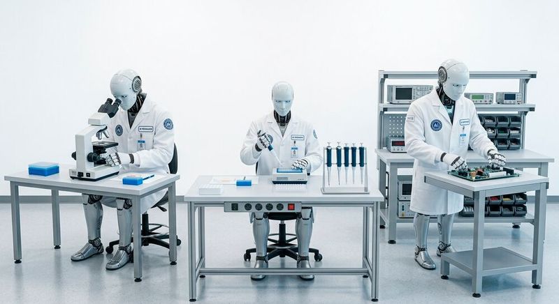 Noch vor wenigen Jahren hätte man beim Wort AI-Lab wohl unweigerlich an eine derartige Szene gedacht. Nach Liverpool und Dallas ist gibt es nun bereits ein drittes KI-Labor von Kyndryl – in Luxemburg.(Bild:  Gemini / KI-generiert)